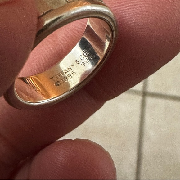 TIFFANY&CO. RING ATLAS SILVER925 - Picture 8 of 8